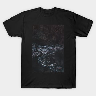 At the Edge of the Lake - Landscape Detail Photography T-Shirt